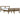 Bedframe massief hout honingbruin 120x190 cm