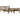 Bedframe massief hout honingbruin 120x190 cm