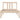 Bedframe massief hout 75x190 cm