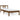 Bedframe massief hout honingbruin 75x190 cm