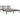 Bedframe massief hout grijs 135x190 cm