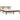 Bedframe massief hout honingbruin 140x190 cm