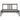 Bedframe massief hout grijs 100x200 cm