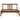 Bedframe massief hout honingbruin 100x200 cm
