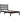 Bedframe massief grenenhout zwart 75x190 cm
