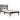 Bedframe massief grenenhout zwart 100x200 cm