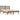 Bedframe massief grenenhout honingbruin 200x200 cm