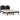 Bedframe massief grenenhout zwart 140x190 cm