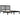 Bedframe massief grenenhout zwart 200x200 cm