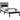 Bedframe massief grenenhout zwart 75x190 cm