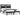 Bedframe massief grenenhout zwart 140x190 cm