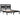 Bedframe massief grenenhout zwart 140x190 cm