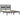Bedframe massief grenenhout grijs 200x200 cm