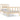 Bedframe massief hout 90x190 cm