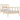 Bedframe massief hout 90x190 cm