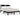 Bedframe massief grenenhout zwart 140x190 cm
