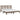 Bedframe massief grenenhout honingbruin 200x200 cm