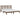 Bedframe massief grenenhout honingbruin 200x200 cm