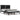 Bedframe massief grenenhout zwart 140x190 cm