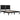 Bedframe massief grenenhout zwart 140x190 cm
