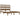 Bedframe massief grenenhout honingbruin 200x200 cm