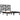 Bedframe massief grenenhout zwart 200x200 cm