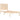 Bedframe massief hout 75x190 cm