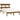 Bedframe massief hout honingbruin 200x200 cm