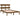 Bedframe massief hout honingbruin 200x200 cm