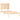 Bedframe massief hout 75x190 cm