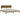 Bedframe massief hout honingbruin 200x200 cm