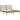 Bedframe massief grenenhout honingbruin 200x200 cm