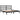 Bedframe massief grenenhout zwart 200x200 cm