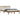 Bedframe massief grenenhout honingbruin 200x200 cm