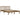 Bedframe massief grenenhout honingbruin 200x200 cm