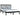 Bedframe massief grenenhout zwart 140x190 cm