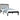 Bedframe massief grenenhout zwart 100x200 cm