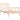Bedframe massief hout 90x190 cm