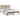 Bedframe massief hout honingbruin 200x200 cm