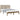 Bedframe massief hout honingbruin 200x200 cm