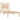 Bedframe massief hout 100x200 cm