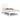 Bedframe massief hout wit 75x190 cm