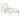 Bedframe massief hout 90x190 cm