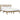 Bedframe massief hout honingbruin 200x200 cm