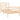 Bedframe massief hout 90x190 cm
