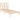 Bedframe massief hout 75x190 cm