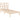 Bedframe massief hout 90x200 cm