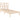 Bedframe massief hout 100x200 cm