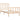Bedframe massief hout 90x200 cm