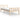 Bedframe massief hout 75x190 cm